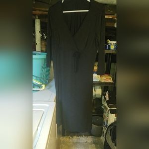 Maternity black formal dress